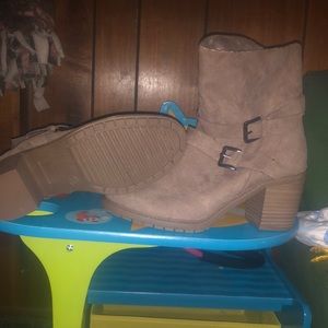 A New Day faux fur heel booties!